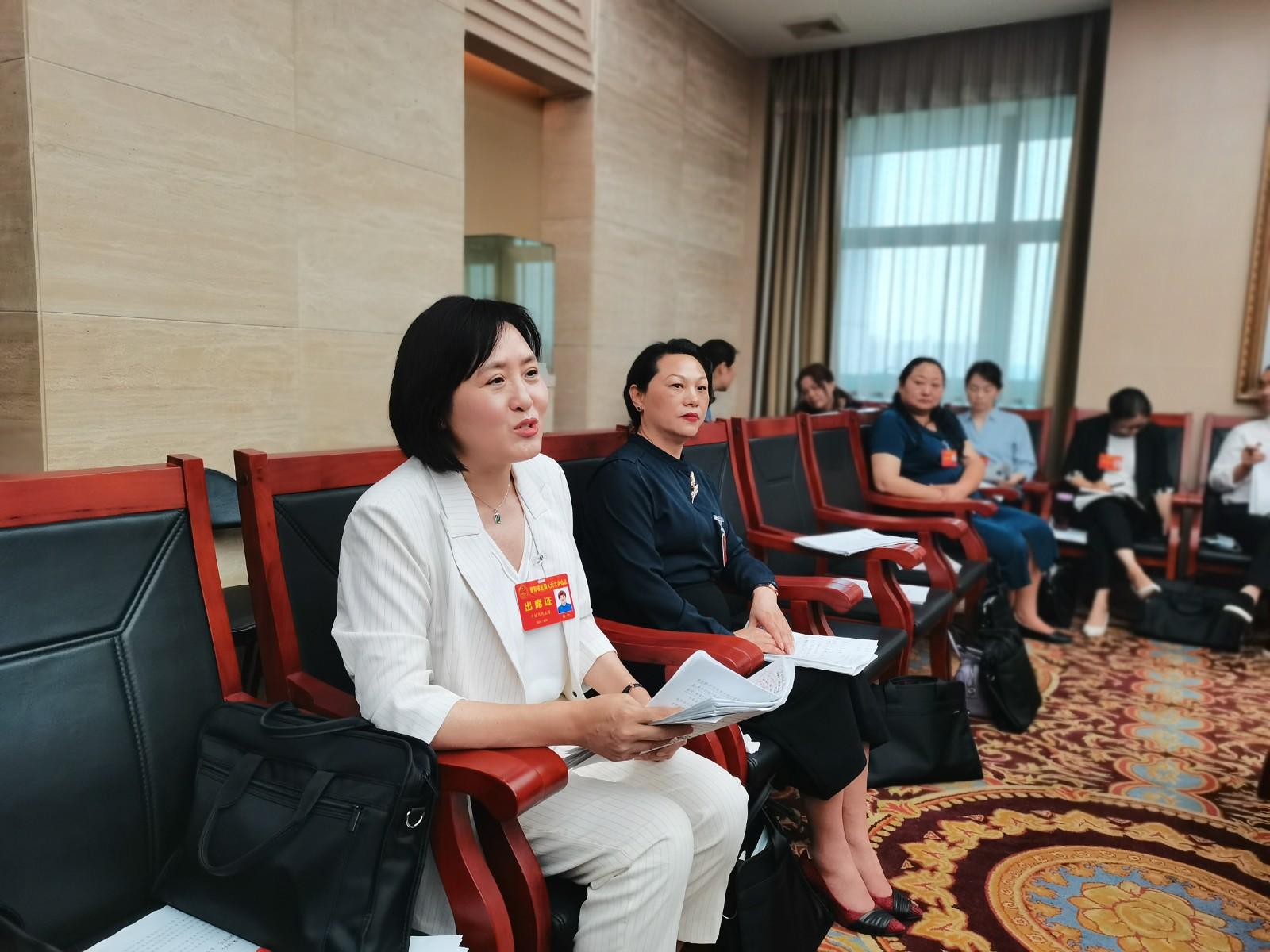 平桥区代表团审议市人大常委会工作报告和市“两院”工作报告