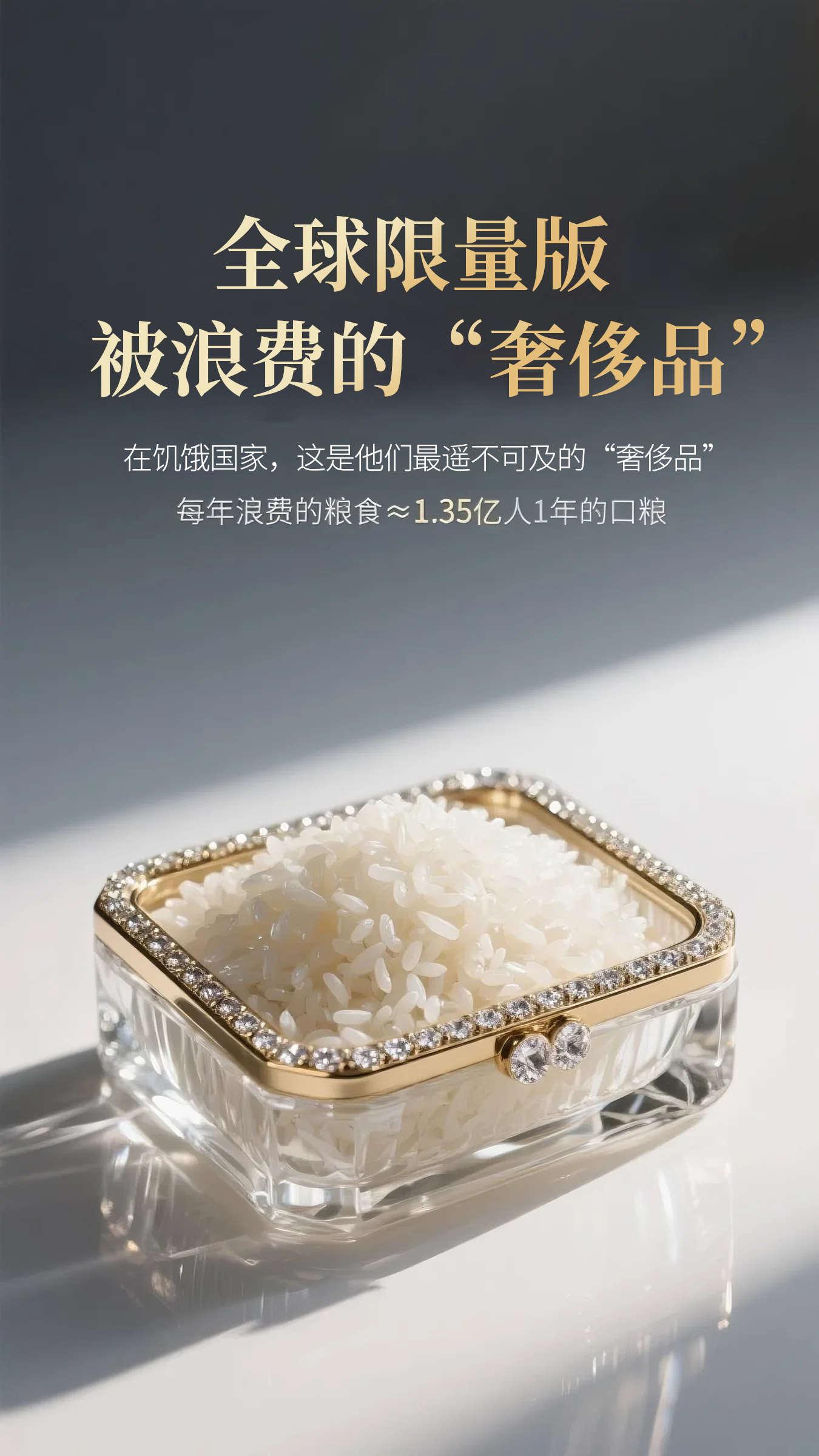 【公益广告】被浪费的“奢侈品”