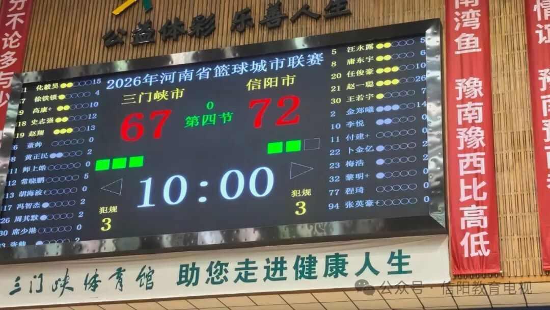 信阳男篮省联赛喜迎开门红